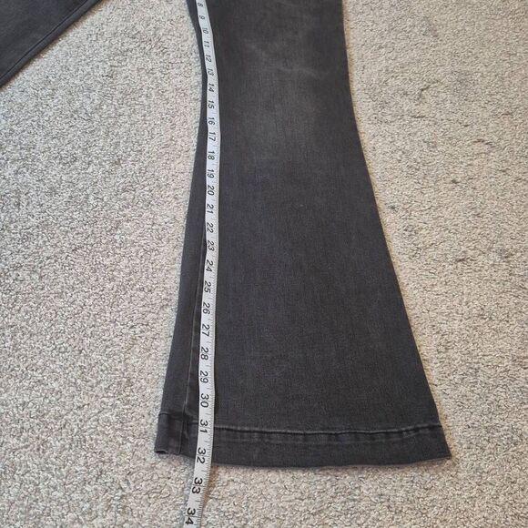 Ed Hardy Denim Tiger Head Embroidered Slim Flare Jeans Women's Size 32 - Picture 7 of 8